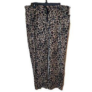 ❤️ 4/$20 New Jenni Intimates pajama pants Women's XXL leopard-print soft fuzzy